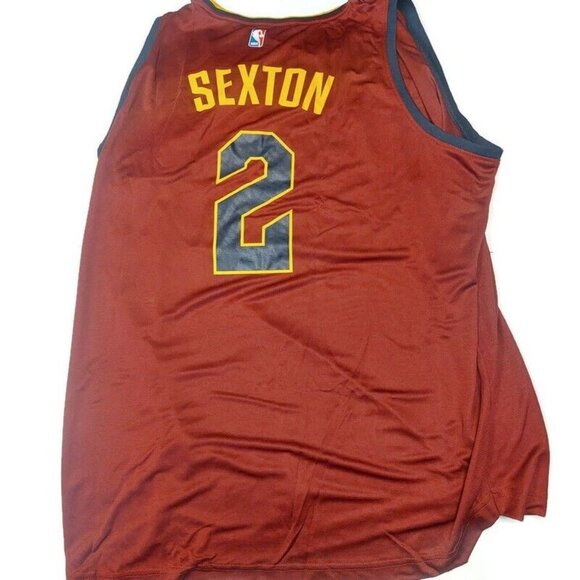 Fanatics Collin Sexton #2 NBA Cleveland Cavaliers Jersey Mens Size 2XL Wine Blue - Picture 4 of 6